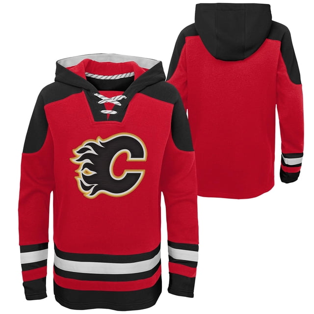 Jeunes Calgary Flames LNH Ageless Must-Have Hockey Hoodie