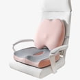 thumbnail image 2 of Cushion Comfort Multifunction Memory Foam Set for Chair and Car with Lumbar Coccyx Back and Gel Cloud Support, 2 of 3
