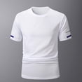 thumbnail image 1 of Mens Gym T-Shirts Summer Athletic Quick Drying Workout Top Compression Fit Short Sleeve Crew Neck Running Basketball Shirt, 1 of 4