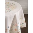 thumbnail image 3 of Colmar Nappe 100 % Coton pour Salle à Manger / Table / Décoration / Fêtes / Mariages / Printemps/été (Ronde, Diamètre 69 Pouces), 3 of 6