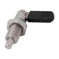 thumbnail image 1 of 1x Indexing Plungers L Type Stainless Lever Type Locking Bolts Fine Thread Silver M12-8, 1 of 8