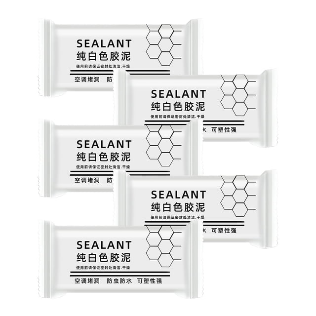 weibbin Pâte d'Étanchéité de Conduit Imperméable pour la Maison - Pâte de Silicone Malléable, Boue de Réparation Rapide pour Raccordement de Tuyau, Trou Mural, Trous de Climatisation