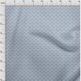 thumbnail image 3 of oneOone Georgette Viscose Light Grayish Blue Fabric Rabbit Animal Craft Projects Decor Fabric Printed By The Yard 42 Inch Wide, 3 of 4