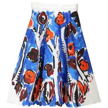 Marni Women's Neptune Aracaju Poplin Skirt - 4