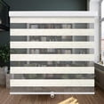 thumbnail image 1 of Cordless Zebra Blinds Roller Shades for Window-Dual Layer Sheer Blinds Light Control with Valance Day Night Privacy Light Filtering Fabric ; W x ; H (W.xHcm), 1 of 15