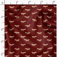 thumbnail image 2 of Soimoi polyester Crepe Fabric Fox Animal Fabric Prints By Yard 52 Inch Wide, 2 of 6