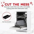thumbnail image 3 of Dash 20” Deluxe Electric Griddle - Nonstick, Removable Cooking Plate, Drip Tray, 3 of 5