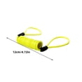 thumbnail image 2 of kurtrusly Ressort Métal Durabilité Polyvalent Portable Pratique Câble Antivol Rappel Disque Verrou de Sécurité Guidon de Vélo Orange 1, 2 of 6