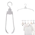 thumbnail image 2 of Kitchen Rack Foldable Travel Hangers Portable Travel Hanger Organizer Plastic Travel Accessories Clothes Drying Rack Folding Hangers For Traveling Camping Flying Rv Cruises Suitcase,Gray Kitchen Rac, 2 of 9