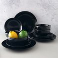 thumbnail image 4 of Mainstays assiette à couverts ronde émaillée noire, 10,3 ", 4 of 5