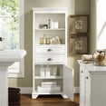 thumbnail image 4 of Crosley Lydia Contemporary Linen Cabinet in White, 4 of 9