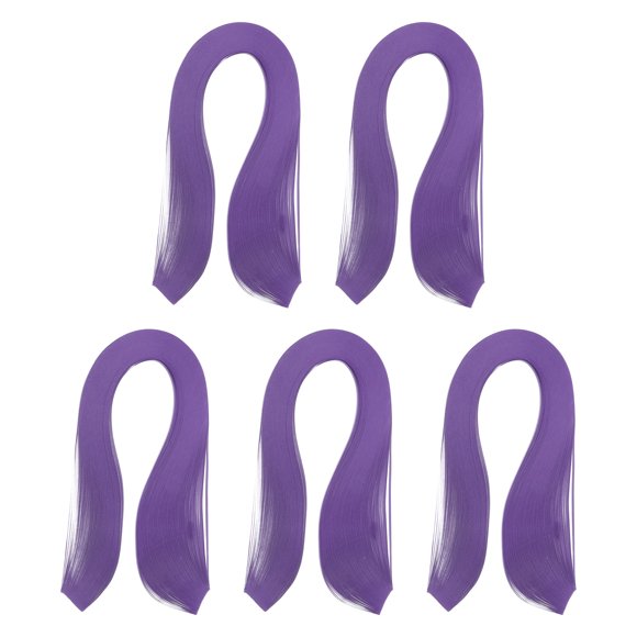 Unique Bargains 600pcs Quilling Strips Paper 1/8'(3mm) 39cm Origami Paper Quilling Strip for Art DIY Craft, Dark Purple