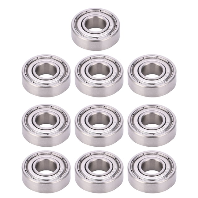 10Pcs Roulement Miniature Outils de Roulement en Acier Inoxydable pour le Dispositif de Décélération S698ZZ 19x8x6mm