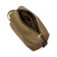 thumbnail image 3 of Quadra Heritage Leather Accented Waxed Canvas Wash Bag, 3 of 3