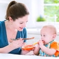 thumbnail image 3 of Meitianfacai Food Spoon Baby Fruit Scraping Mud Spoon, Baby Fruit Scraper Spoon Stainless Steel Double Head Food Grade Fruit Supplement Children's Tableware, 3 of 4