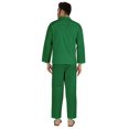 thumbnail image 4 of Inkmeso Ensemble de Pyjama Classique Uni en Coton, Pyjama Boutonné pour Hommes, 2 Pcs, Tenue de Nuit, 4 of 7