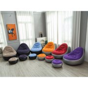 EGNMCR New Inflatable Lazy Double Lunch Break Folding Leisure Sofa Backrest Armrest Sofa Seat Lazy sofa seats