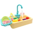 thumbnail image 2 of LSLJS Analog Electric Dishwasher Sink Children's Role Playing Kitchen Set Toys, 2 of 5