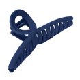 thumbnail image 1 of Hair Clamps, Acetate Sheet Non Slip Hair Claw Clips Fix Hair  For Face Washing For Cooking For Makeup Navy Blue, 1 of 8