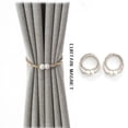 thumbnail image 1 of Two 16 Inch Magnetic Curtain Straps For Convenient Curtain Weaving And Fixing Ropes, 1 of 1