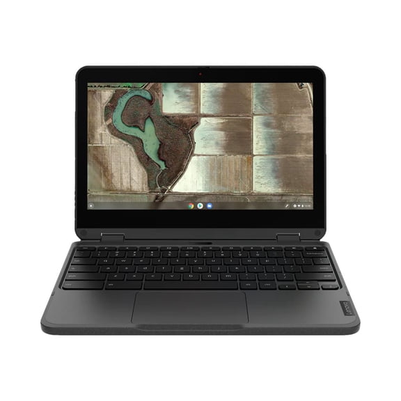 Lenovo 500e Chromebook Gen 3 82JB - Flip design - Intel Celeron - N4500 / up to 2.8 GHz - Chrome OS - UHD Graphics - 4 GB RAM - 32 GB eMMC - 11.6" IPS touchscreen 1366 x 768 (HD) - Wi-Fi 6 - gray - kbd: English