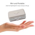 thumbnail image 4 of Mini Medicine Box With 6 Compartments, Luggage Design, Tight Sealing Plastic Container, Portable And Secure For Pocket Travel, 4 of 8