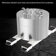 thumbnail image 4 of Mobile 2pcs Washing Machine Mobile Roller Extendable Iron White 16 Wheels Low Noise High Load Bearing With Brake Washing Machine Dolly For Furniture, 4 of 8