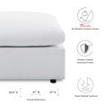 thumbnail image 3 of Modway Commix Sunbrella® Ottomane de Mobilier de Patio Extérieur, Blanc, 3 of 6