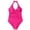 Hot Pink, variant on Swimwear One Women V Bandeau Bikini Top Transparent Man Bikini Neck Control Bathing Suit Bikini And Thong Bikini Flag Ruched Tummy Swimwears Comfortable White Bikini Designs