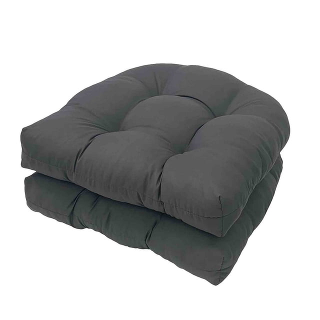 CUITING Outdoor Cushions for Patio Furniture Rocking Chair Dining Seats (19x19 Inches) 2Piece