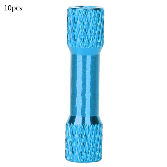 Column Spacer Quadcopter Standoff Column Spacer For Drone 10 Pcs Standoff M3x25mm Anodized Aluminum Alloy Female Thread Column Balanced Spacer For QuadcopterShallow Blue