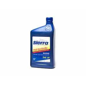 Sierra Marine Oil 18-9410-2 Marine Series; SAE 30; Full Synthetic; 1 Quart Bottle; Single; Marine Engine Oil; NMMA FC-W/API-CF/SL Certified