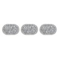 thumbnail image 2 of Youkk Bathroom Rugs Water Absorbent Floor Bath Mat Carpet Leaf Oval 40x60cm 3Set, 2 of 6