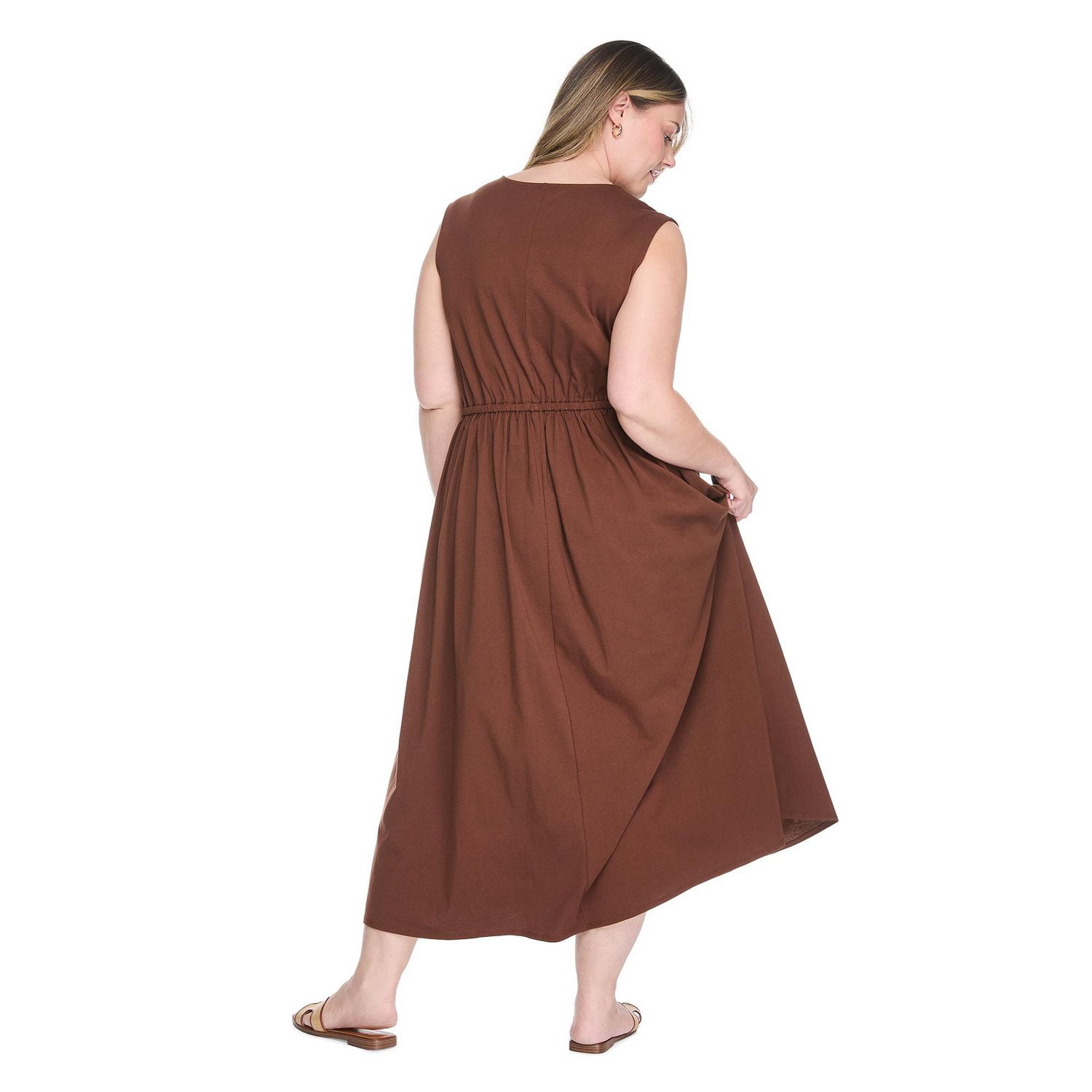 Lane Bryant Women's Plus V-Neck Maxi Dress