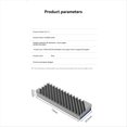thumbnail image 3 of New M.2-11 Radiator Solid State Drive M2 Cooling Hard Drive 2280 SSD Dedicated Hard Drive Radiator Desktop, 3 of 7