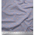thumbnail image 1 of Soimoi Poly Georgette Fabric Leaves & Rose Floral Printed Fabric 1 Yard 52 Inch Wide, 1 of 3