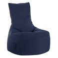 thumbnail image 1 of Gouchee Home Swing Brava Navy Bean Bag Chair – Water-Repellent Fabric with Polystyrene Bead Filling, Suitable for Adults and Teens, Lightweight & Portable Seating for Bedroom, Dorm or Living Room, 1 of 9