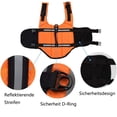 thumbnail image 4 of Dog Life Jacket, Orange Life Jacket for Small and Large Dogs, Ripstop and Reflective, Adjustable Size with Strong Buoyancy and Swimming Rescue Handle, 4 of 5