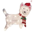 thumbnail image 1 of Christmas Decorations Outside Light-Up Animals Dog Deer Santa ClausOutside, 1 of 5