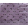 thumbnail image 4 of oneOone Georgette Viscose Light Purple Fabric Rabbit Animal Craft Projects Decor Fabric Printed By The Yard 42 Inch Wide, 4 of 4