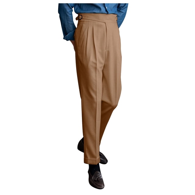 Pantalon Décontracté pour Homme Pantalon de Mode pour Hommes Coupe Ajustée Pantalon Habillé Classique Décontracté Pantalon Habillé d'Affaires Pantalon Formel pour Hommes