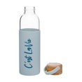 thumbnail image 2 of Mainstays 18oz Blue Glass water bottle, 2 of 2