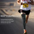 thumbnail image 2 of Manchons de Jambe Complets Longs Manchon de Compression pour Jambe Manchons de Genou Protège-Jambes, pour Homme Femme Basketball, Arthrite Cyclisme Sport Football, Réduit les Varices et l'Enflure des Jambes (Paire), 2 of 9