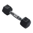 thumbnail image 1 of S SERENABLE Hand Weight Arm Chest Back Shoulder Curl Women Men Rubber Octagonal Dumbbell 5lb, 1 of 7