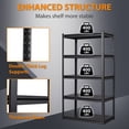 thumbnail image 2 of STANI Garage Storage Shelves Heavy Duty, 3-Tier Metal Shelving Unit with Wheels, Large Capacity Storage Racks and Shelving, Utility Shelf Racks for Garage Kitchen Basement Warehouse, 2 of 8