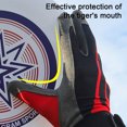 thumbnail image 3 of YAOBAMM Flying Discs Men Gloves 1 Pair Mens Socks Non slip Breathable Quick Dry Wear Resistant Protective Polyester for Flying Discs Sport, 3 of 7