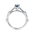thumbnail image 4 of 3/4ct Blue Diamond Modern Engagement Ring 14K White Gold, 4 of 4
