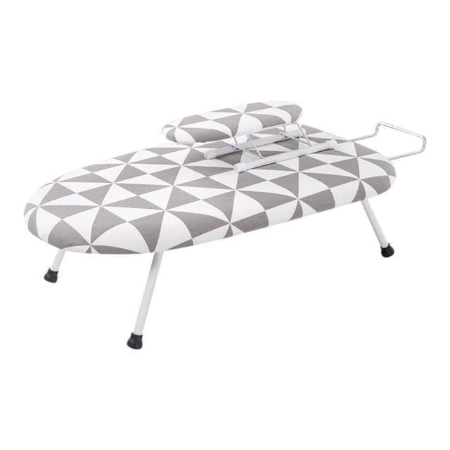 veasfak Foldable Ironing Board Mini Electric Iron Pad for Travel Sewing Room Clothes A