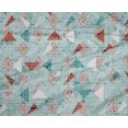 thumbnail image 4 of oneOone Tissu Polyester Lycra Bleu Ciel Texture & Triangle Géométrique Matériel de Robe Tissu Imprimé Tissu au Mètre 56 Pouces de Large, 4 of 4