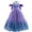Purple, variant on Girls Sequins Mermaid Princess Dress Kids Mermaid Costume Dress Up
